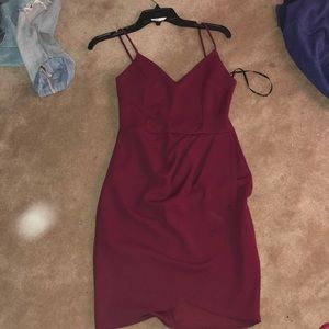 Burgundy Dress